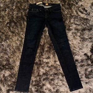 Pilcro and the letterpress jeans Dark Blue Skinny Jeans size 26